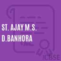St. Ajay M.S. D.Banhora Primary School Logo