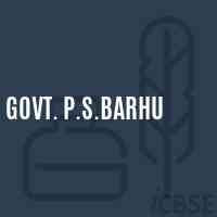 Govt. P.S.Barhu Primary School Logo