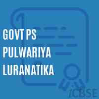 Govt Ps Pulwariya Luranatika Primary School Logo
