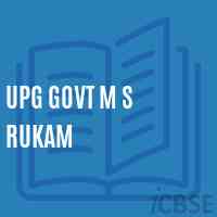 Upg Govt M S Rukam Middle School Logo