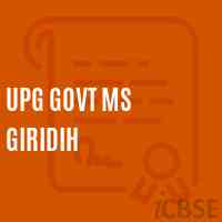Upg Govt Ms Giridih Middle School Logo