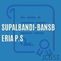 Supalbandi-Bansberia P.S Primary School Logo