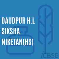 Daudpur H.L Siksha Niketan(Hs) High School Logo