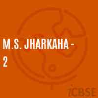 M.S. Jharkaha - 2 Middle School Logo