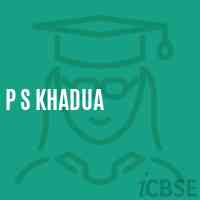 P S Khadua Primary School Logo