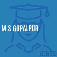 M.S.Gopalpur Middle School Logo
