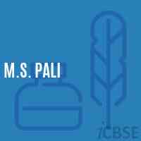 M.S. Pali Middle School Logo