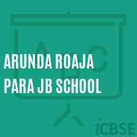 Arunda Roaja Para Jb School Logo
