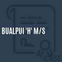 Bualpui 'H' M/s School Logo