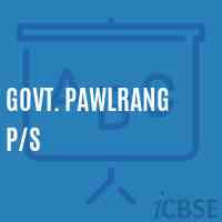 Govt. Pawlrang P/s Primary School Logo