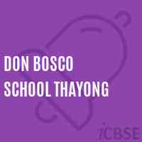 Don Bosco School Thayong Logo