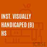 Inst. Visually Handicaped (B) Hs Senior Secondary School Logo