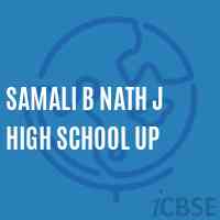 Samali B Nath J High School Up Logo