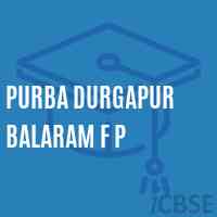 Purba Durgapur Balaram F P Primary School Logo