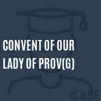 Convent of Our Lady of Prov(G) Secondary School Logo