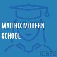 Mattrix Modern School Logo