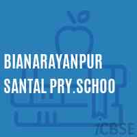 Bianarayanpur Santal Pry.Schoo Primary School Logo