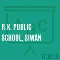 R.K. Public School, Siwan Logo