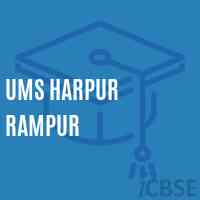 Ums Harpur Rampur Middle School Logo