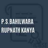 P.S.Bahilwara Rupnath Kanya Primary School Logo