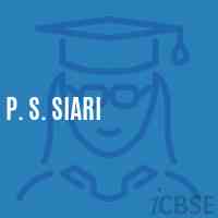 P. S. Siari Primary School Logo