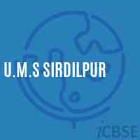 U.M.S Sirdilpur Middle School Logo