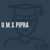 U.M.S.Pipra Middle School Logo