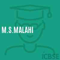 M.S.Malahi Middle School Logo
