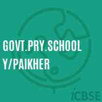 Govt.Pry.School Y/paikher Logo