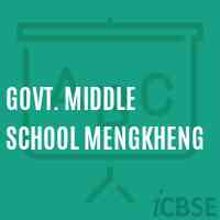 Govt. Middle School Mengkheng Logo