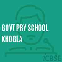 Govt Pry School Khogla Logo