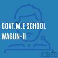 Govt.M.E School Wagun-Ii Logo