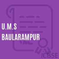 U.M.S Baularampur Middle School Logo