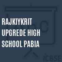 Rajkiykrit Upgrede High School Pabia Logo