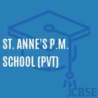 St. Anne'S P.M. School (Pvt) Logo