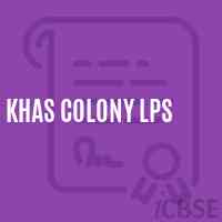 Khas Colony Lps Primary School Logo