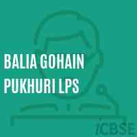 Balia Gohain Pukhuri Lps Primary School Logo