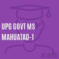 Upg Govt Ms Mahuatad-1 Middle School Logo