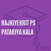 Rajkiyekrit Ps Patariya Kala Primary School Logo