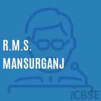 R.M.S. Mansurganj Middle School Logo