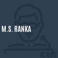 M.S. Ranka Middle School Logo