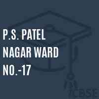 P.S. Patel Nagar Ward No.-17 Primary School Logo