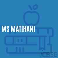 Ms Matihani Middle School Logo