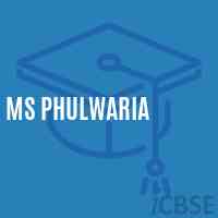 Ms Phulwaria Middle School Logo