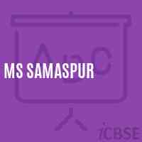 Ms Samaspur Middle School Logo