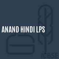 Anand Hindi Lps Primary School Logo