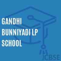 Gandhi Bunniyadi Lp School Logo