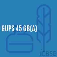 Gups 45 Gb(A) Middle School Logo