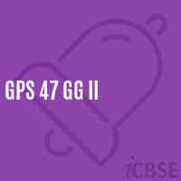 Gps 47 Gg Ii Primary School Logo