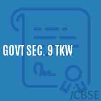 Govt Sec. 9 Tkw Secondary School Logo
